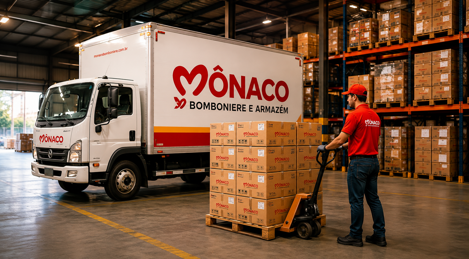 Entrega da Mônaco Bomboniere e Armazém
